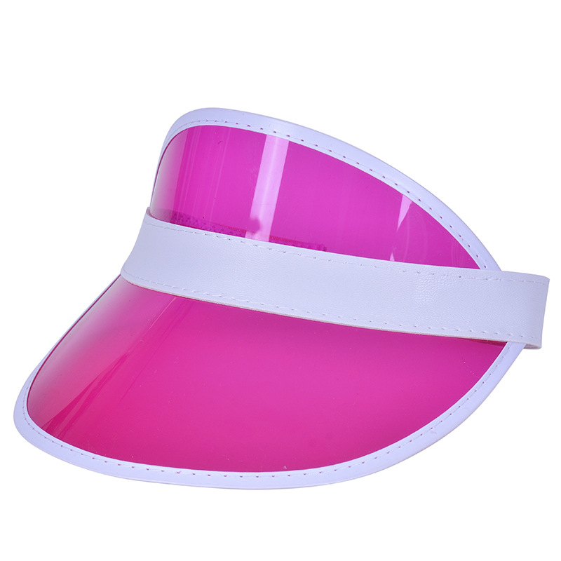 PVC Sun Visor_Rose Red.jpg